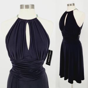 NWT Jones Wear Black Cocktail Dress